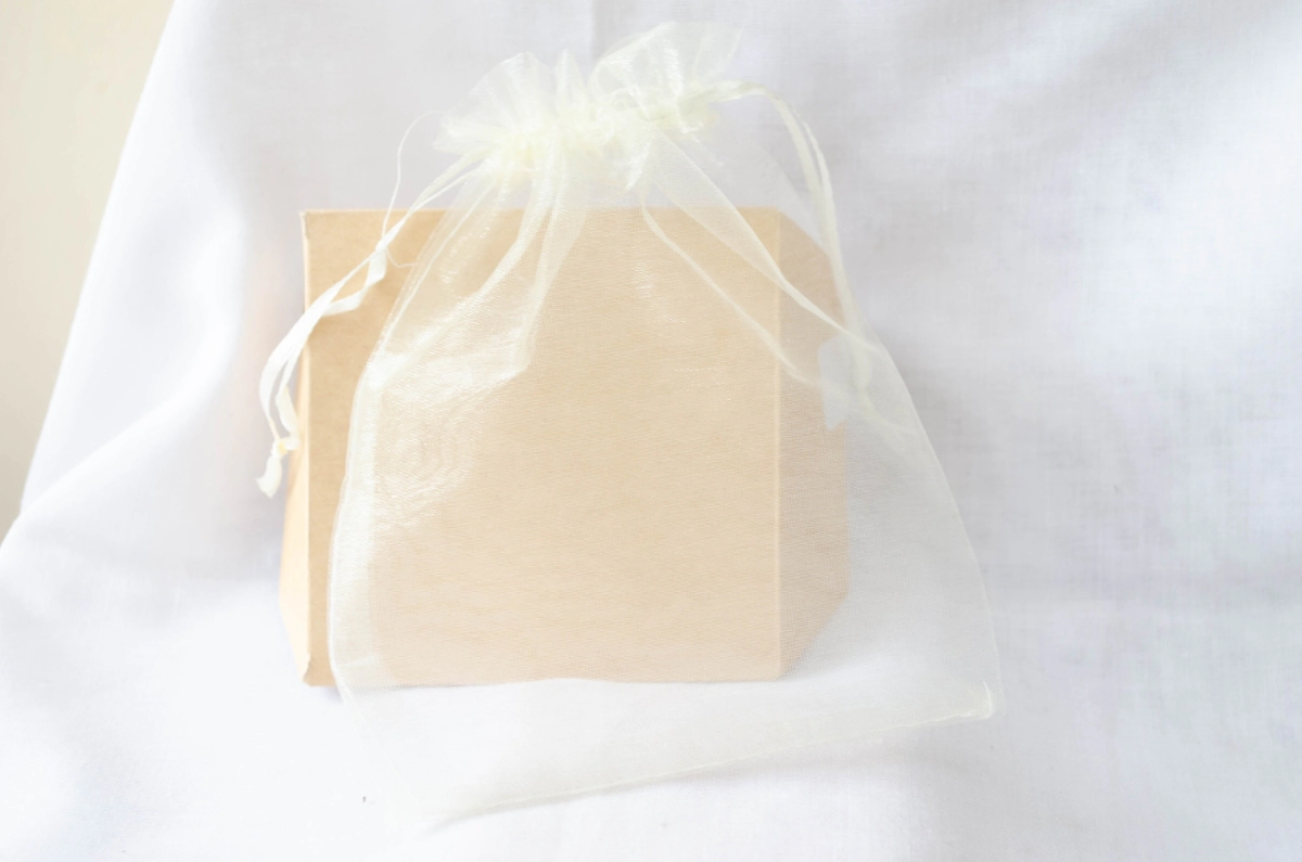 BOLSA ORGANZA 12X17CM NATURAL