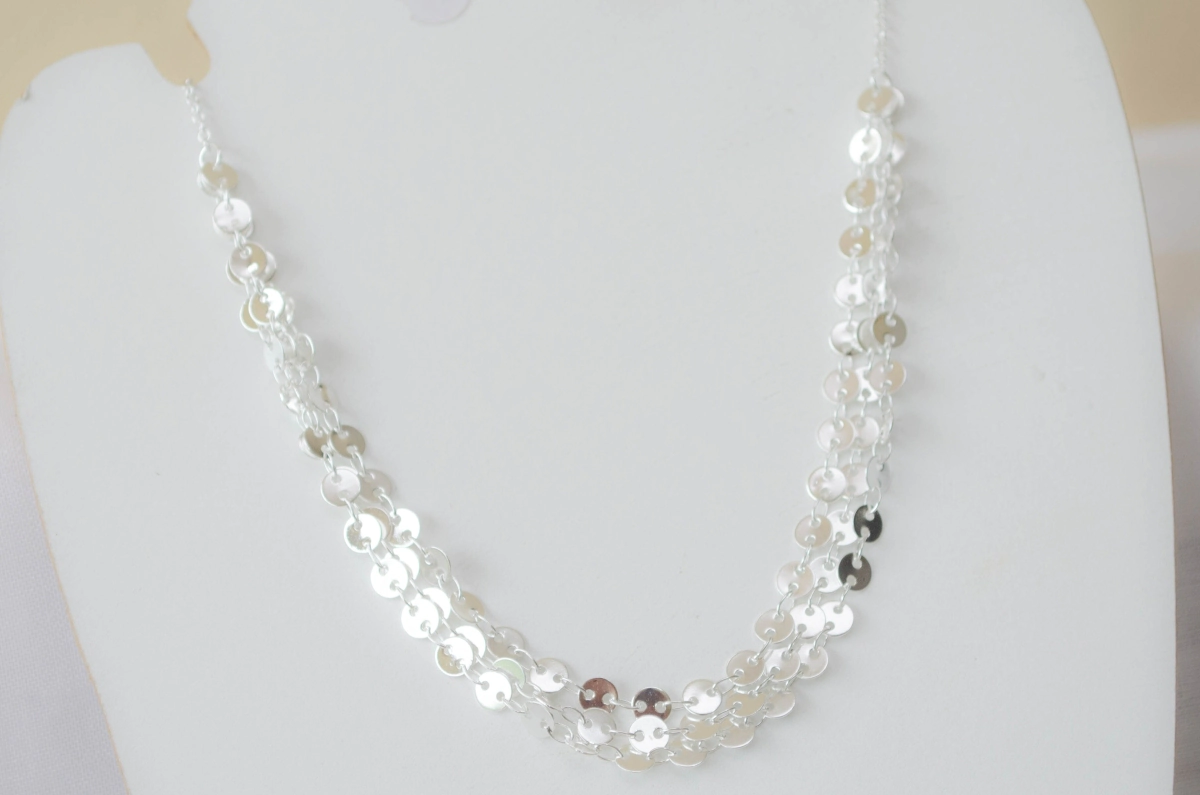 ABC0004 Cadena multi circulos 45/50 cm