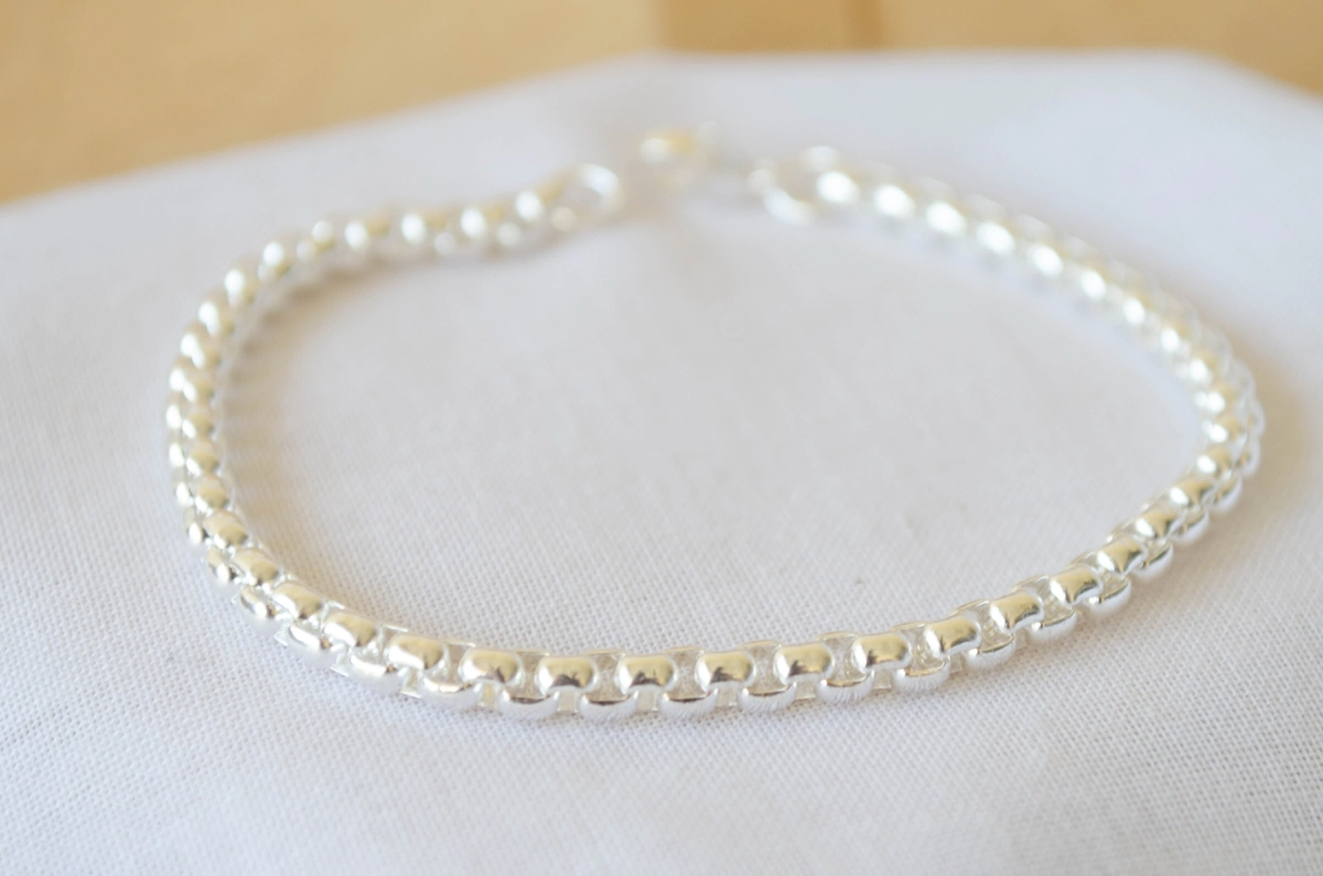 ABP0009 Pulsera rolo cuadrada eslabon 3mm