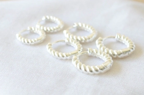 L-TRI0070 Trio argollas torsadas