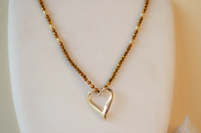 F-CA0005 Colgante cristales chocolates corazon xl 