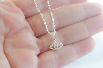 L-CA0157-a Cadena 40cm+ ojo micropav� 