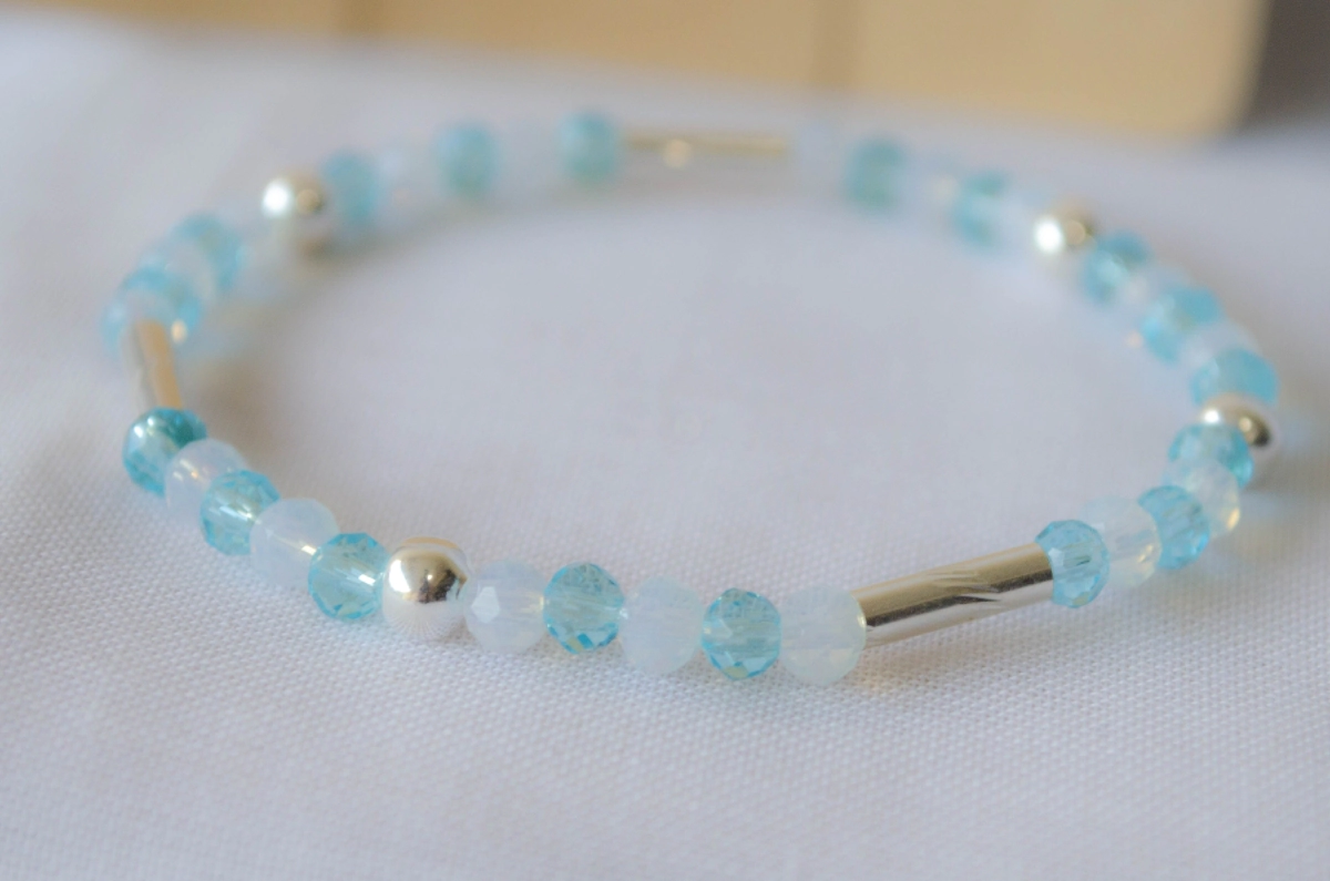 L-PU0209 Pulsera cristal elastizada MUNDIAL