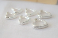 L-TRI0074 TRIO aros cubanos corazon