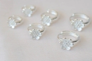L-TRI0075 TRIO aros cubanos flor