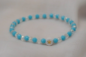 L-PU0223 Pulsera cristales MUNDIAL