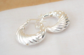 L-AR0115 Aros argollas l&iacute;neas y puntos