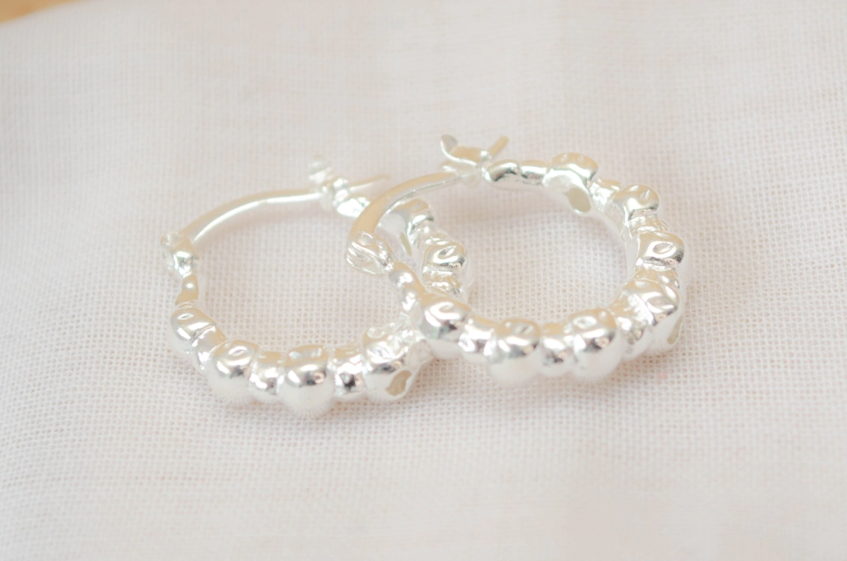 L-AR0112 Aros argollas bolitas