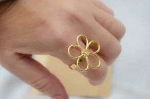 ADAN0204 Anillo flor xl