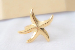 ADAN0205 Anillo estrella mar xl