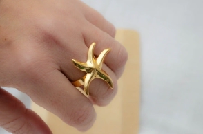 ADAN0205 Anillo estrella mar xl