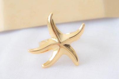 ADAN0205 Anillo estrella mar xl