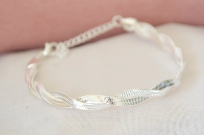 ABP0029 Pulsera trenza plana