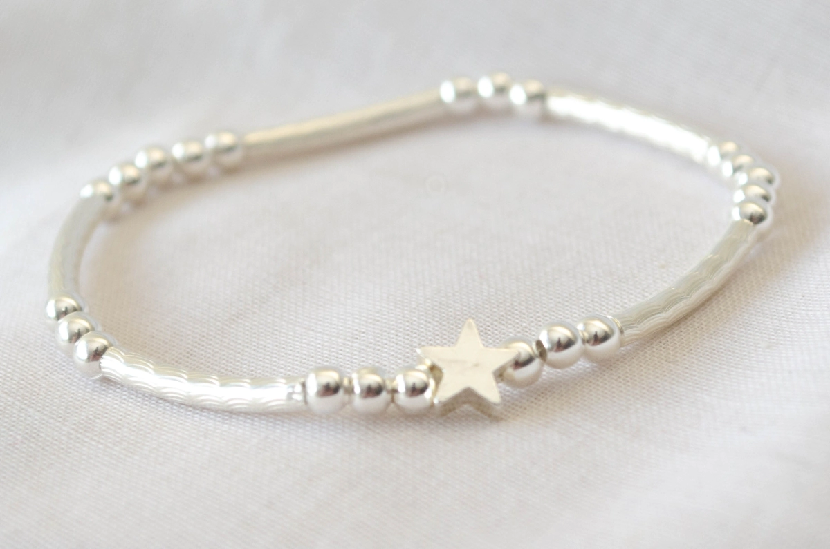 L-PU0232 Pulera elastizada bolitas tubos estrella