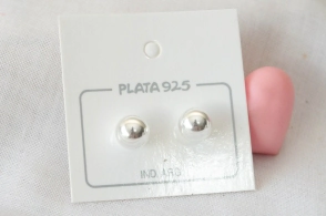 L-BOL8 Aros bolitas 8mm 