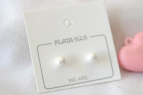 L-AREN6 Aros bolitas arenadas 6mm