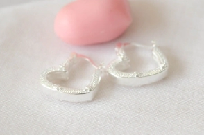 L-AR1212 Aros argollas corazones