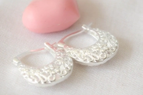 L-AR1214 Aros argollas canastas flores
