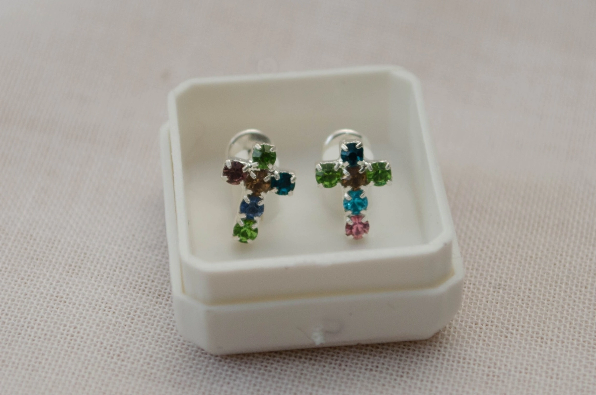 ABRI1549 Aros abridores cruz cubic multicolor