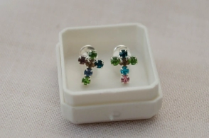 ABRI1549 Aros abridores cruz cubic multicolor