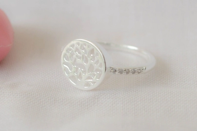 L-AN0202 Anillo arbol vida redondo
