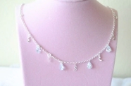 L-CA0411 Choker con cristales y dijes