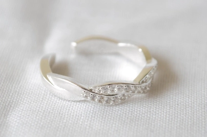 L-AN0220 Anillo trenzado