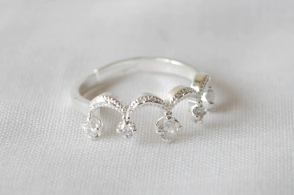 L-AN0221 Anillo simil corona cubics