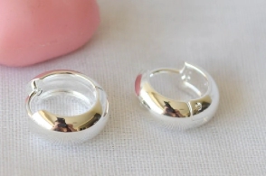 ABA0051 Aros argollas bomb&eacute; 1cm