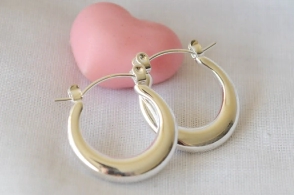 ABA0052 Aros argollas infladas 1.8cm