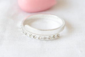ABAN0121 Anillo doble cubics
