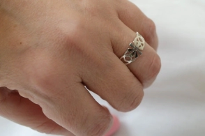 ABAN0099 Anillo flor