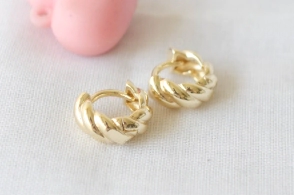 L-ARD0012 Aros argollas TORSADAS