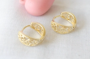 L-ARD0019 Aros argollas caladas