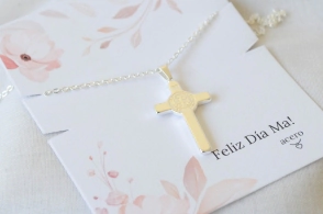 MA0013 Set cadena 45cm  + cruz