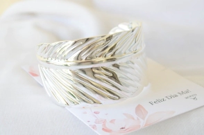 MA0023 Pulsera esclava hoja