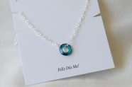 MA0046 Cadena dije circulo azul