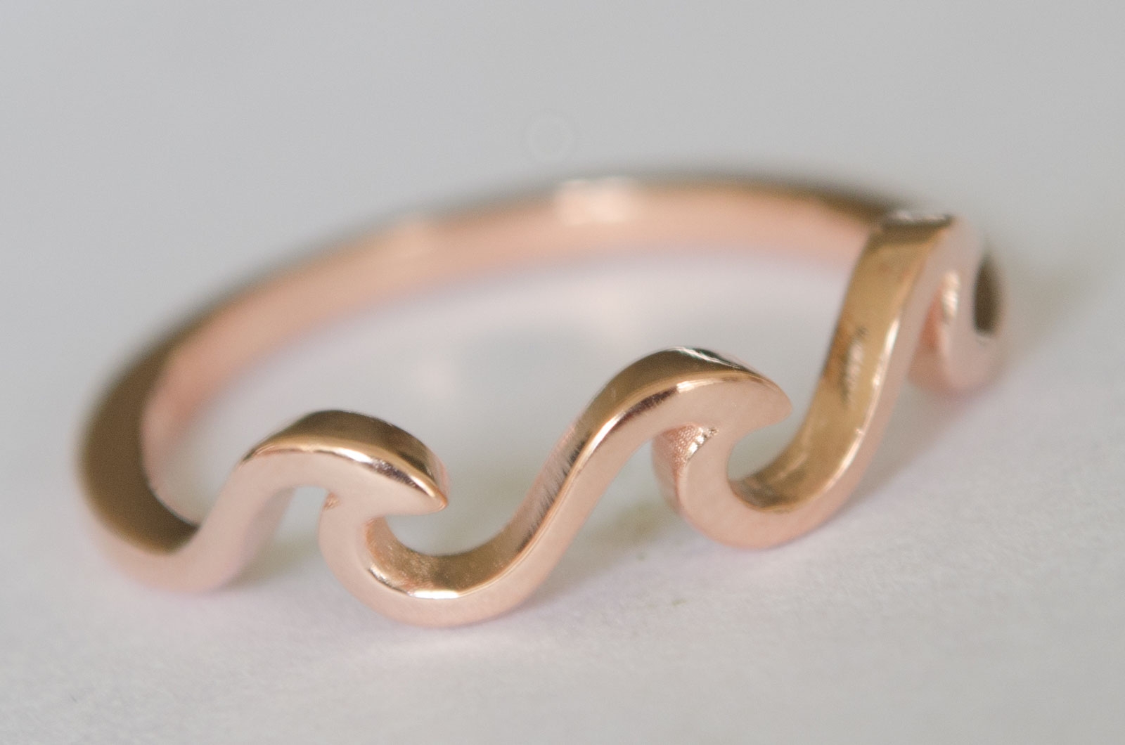 PRAN010 Anillo PLATA ROS 3 olas - 