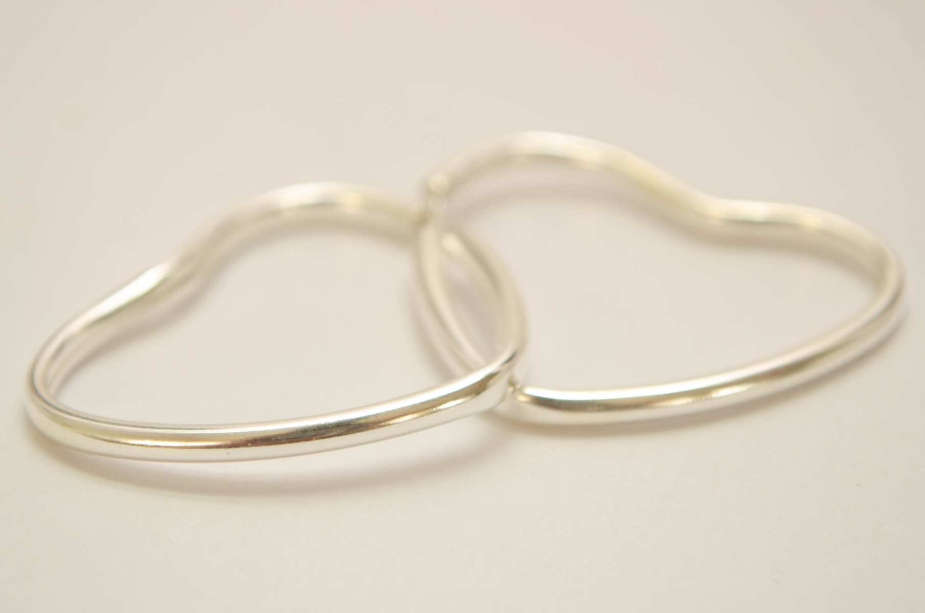 ART022 Aros argollas corazn grueso - 2.8cm