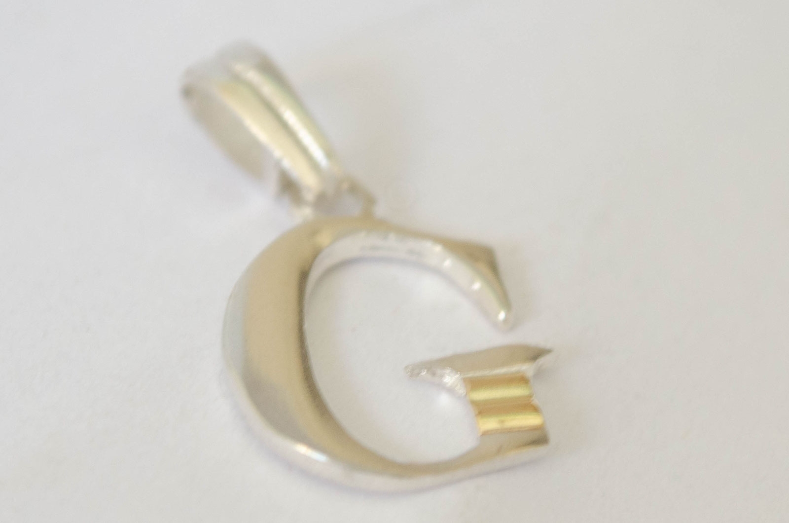 Dije inicial G lneas con dubl - 
