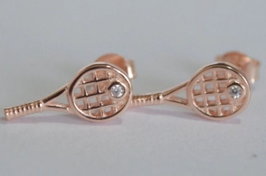 PRAR035 Aros PLATA ROSÉ raquetas cubic