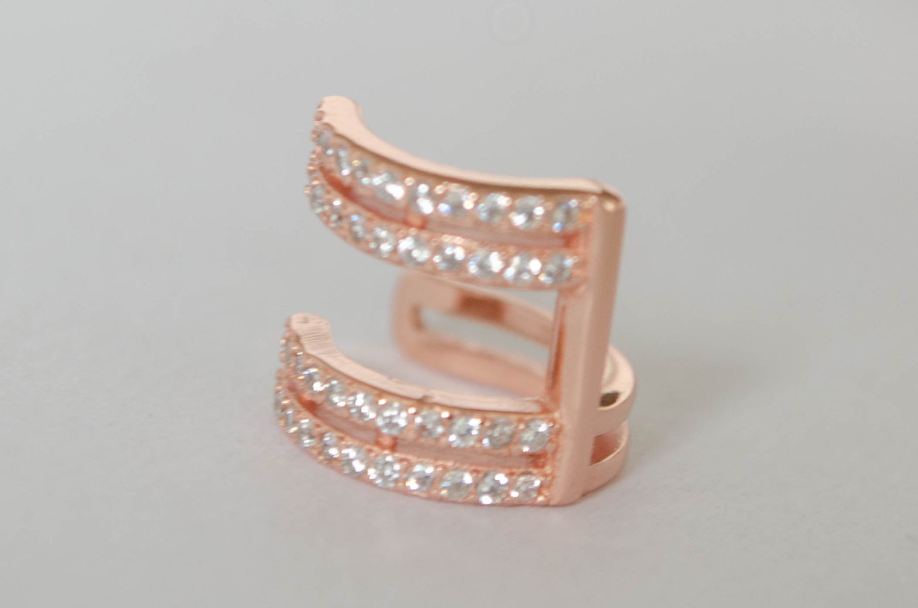 PRAR009 Aro PLATA ROS Ear cuff micropav