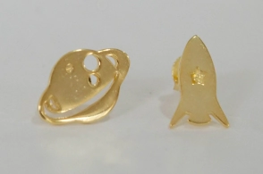 AR609 Aros plata dorada planeta nave