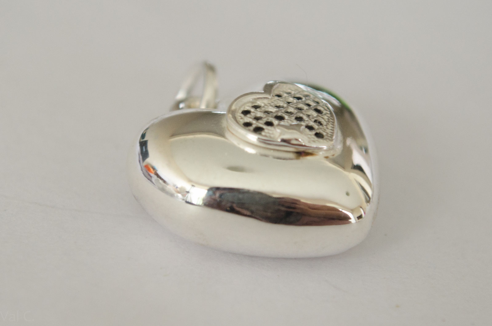 DI137 Dije corazn inflado micropave - 2.5cm