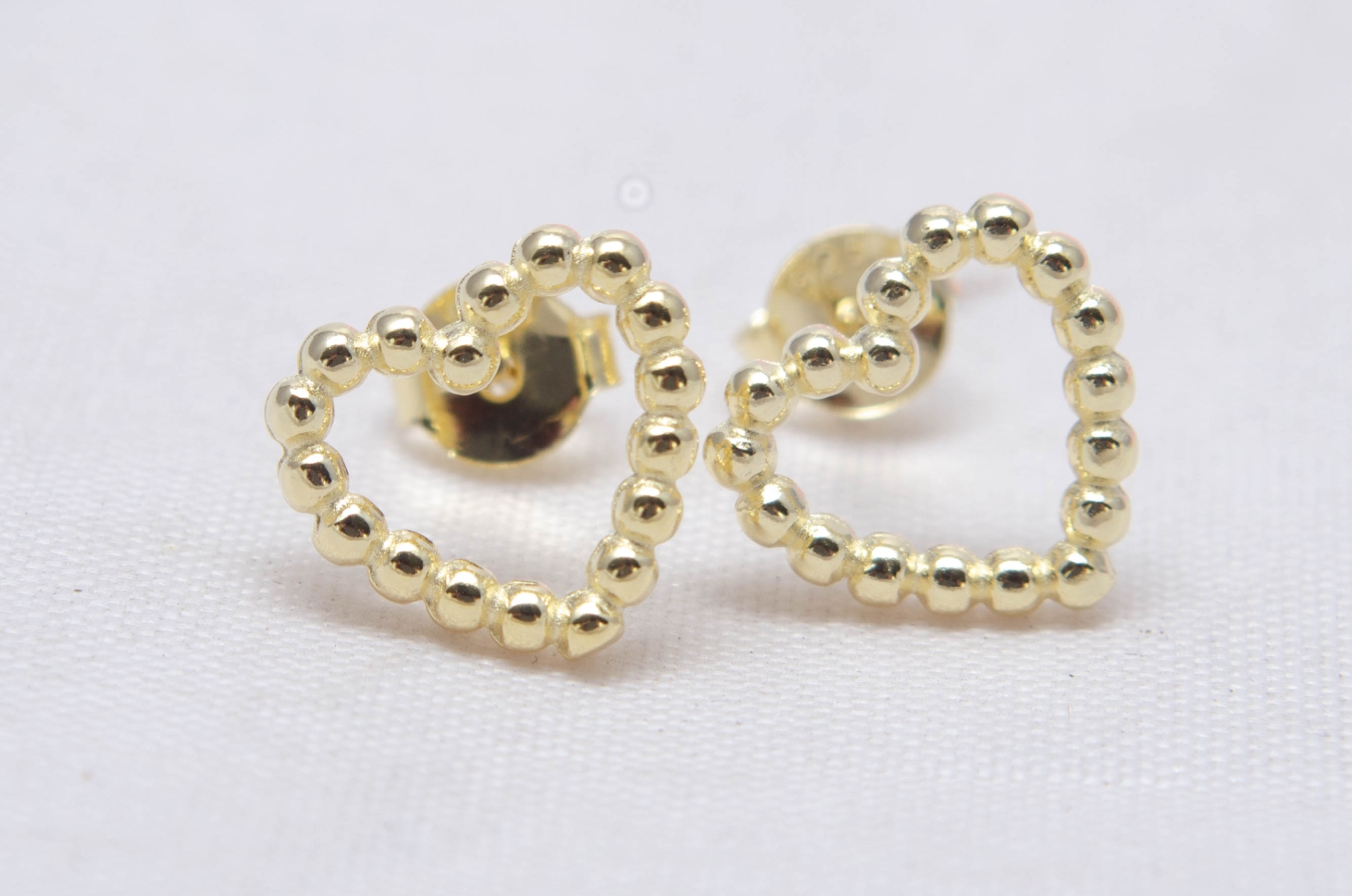 PDAR014 Aros corazn smil bolitas