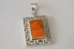 DI271 Dije peruano rectangular tierra - 
